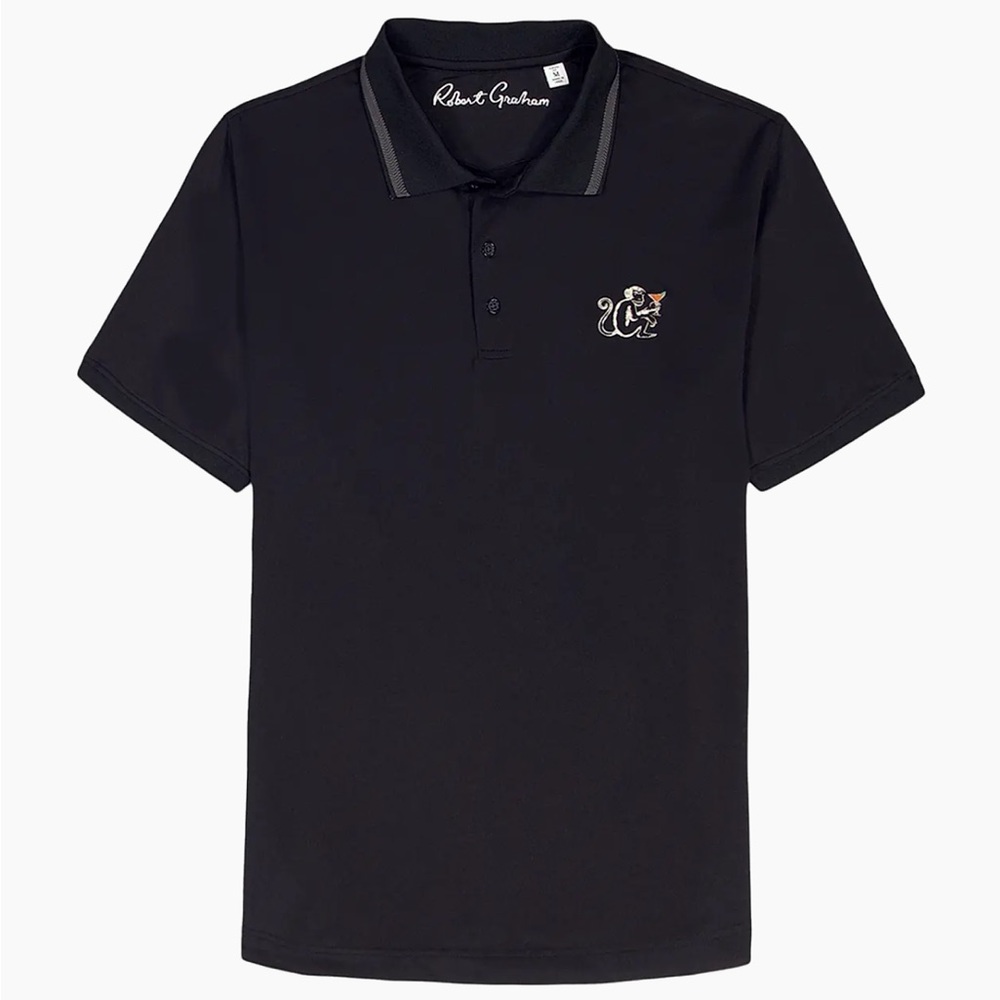 Robert Graham- Monkey Business Knit Polo Shirt